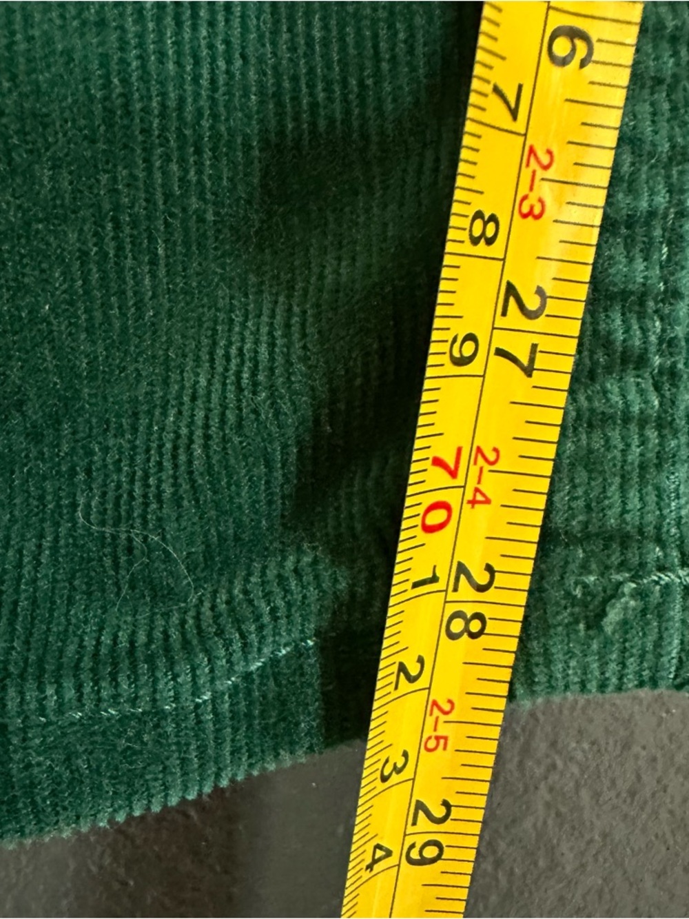GAP 90s Straight Corduroy Pants Green Size 4 / 27R High Rise Evergreen - Picture 8 of 8